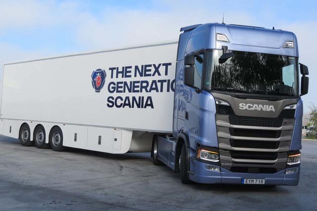 Scania S 500 Highline, 25,99 lts/100 de gasóleo a una velocidad media de 81,10 km/h.